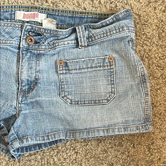 Y2K Vintage Micro BONGO Jean Shorts - Picture 6 of 10